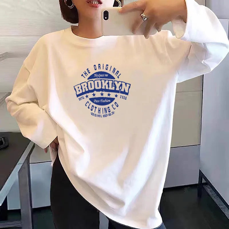Women Hoodies Office Lady Loose Coast